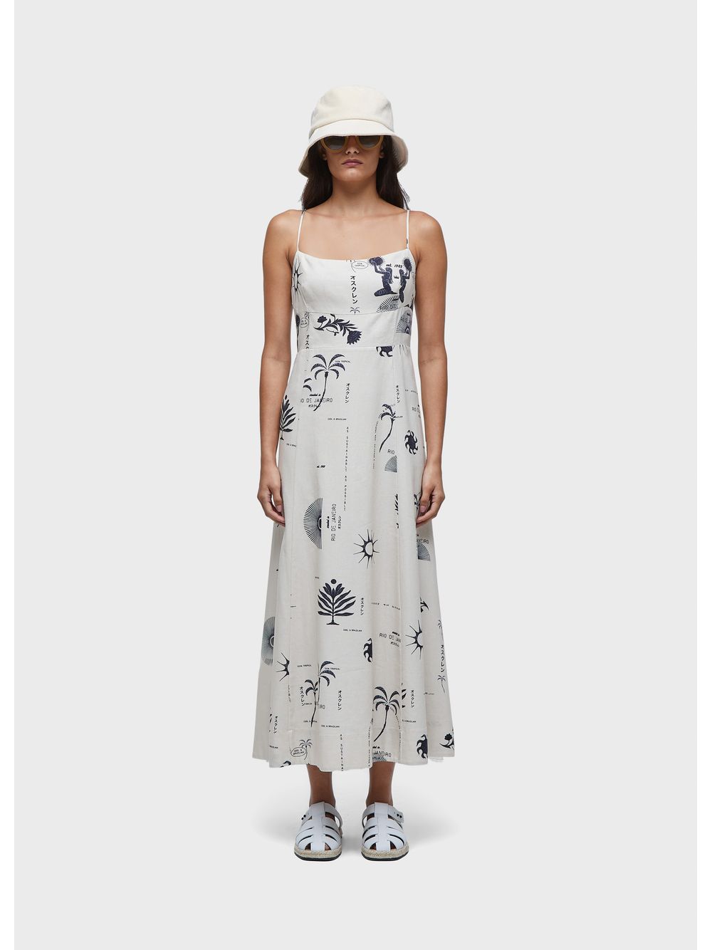 Osklen — Rio day strap dress