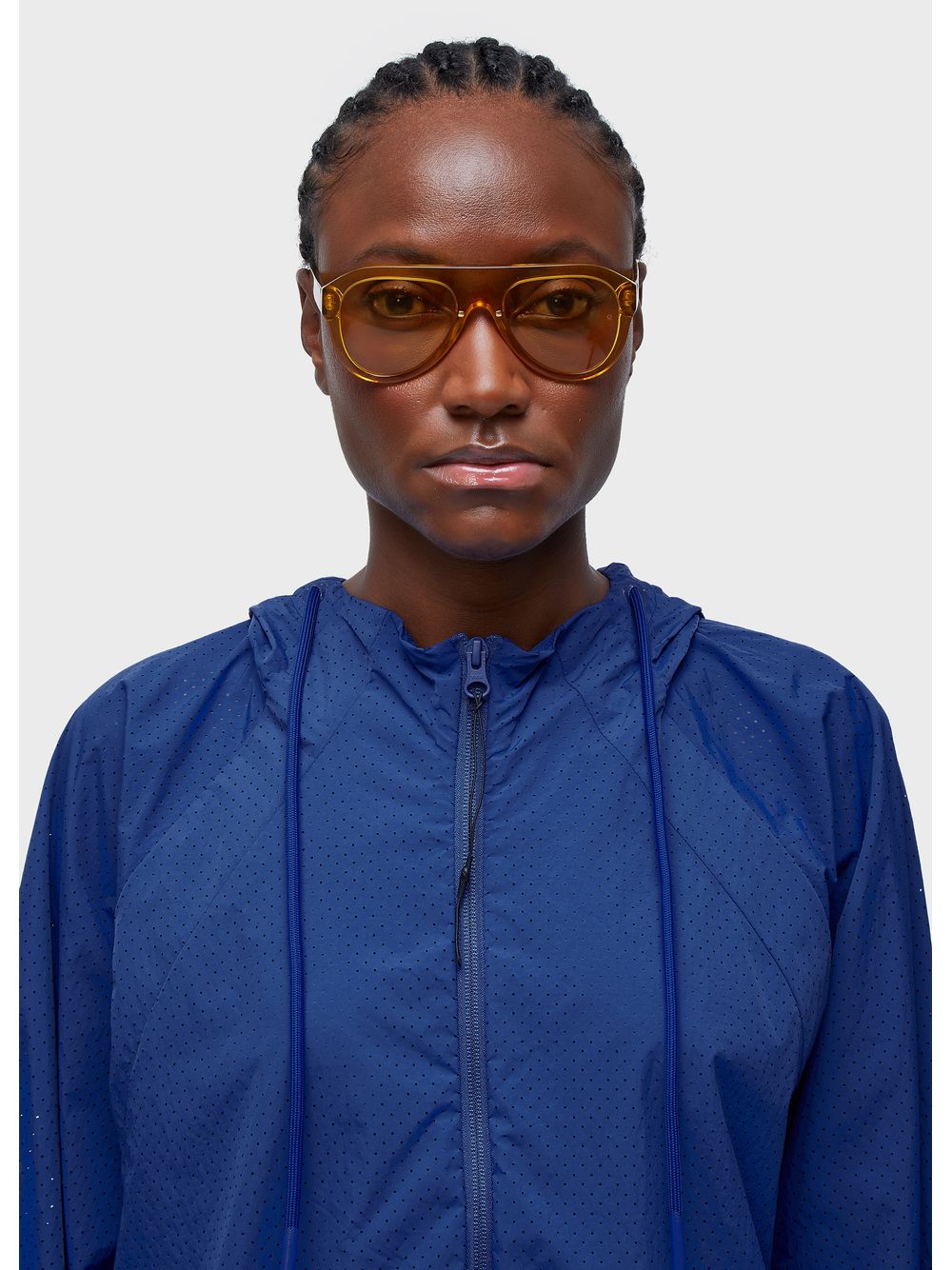 Osklen — Superlight micro-perforated coat