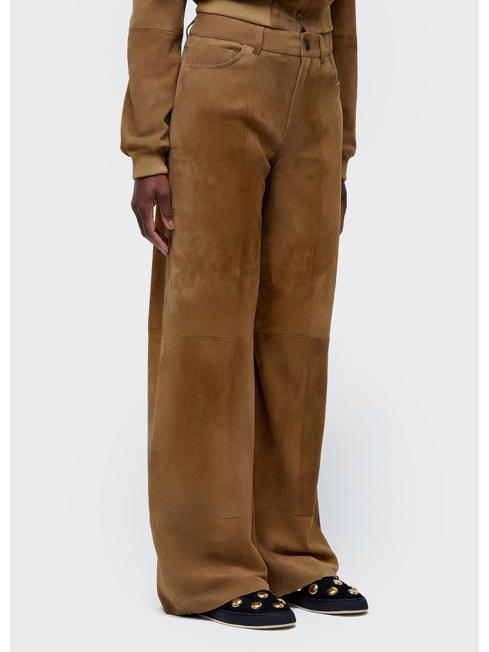Osklen — Five pockets suede pants