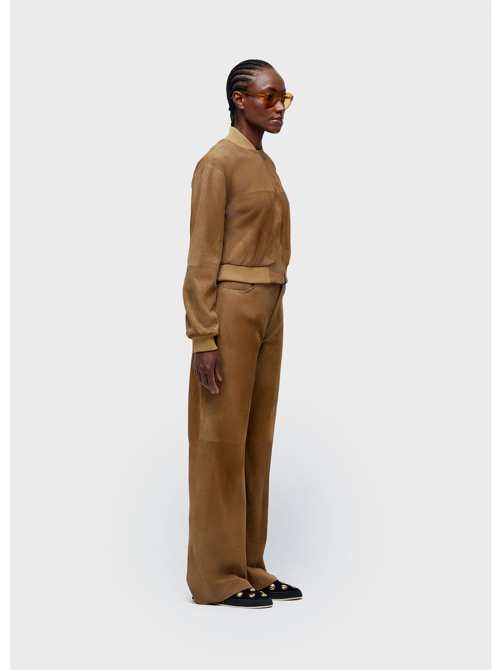 Osklen — Five pockets suede pants