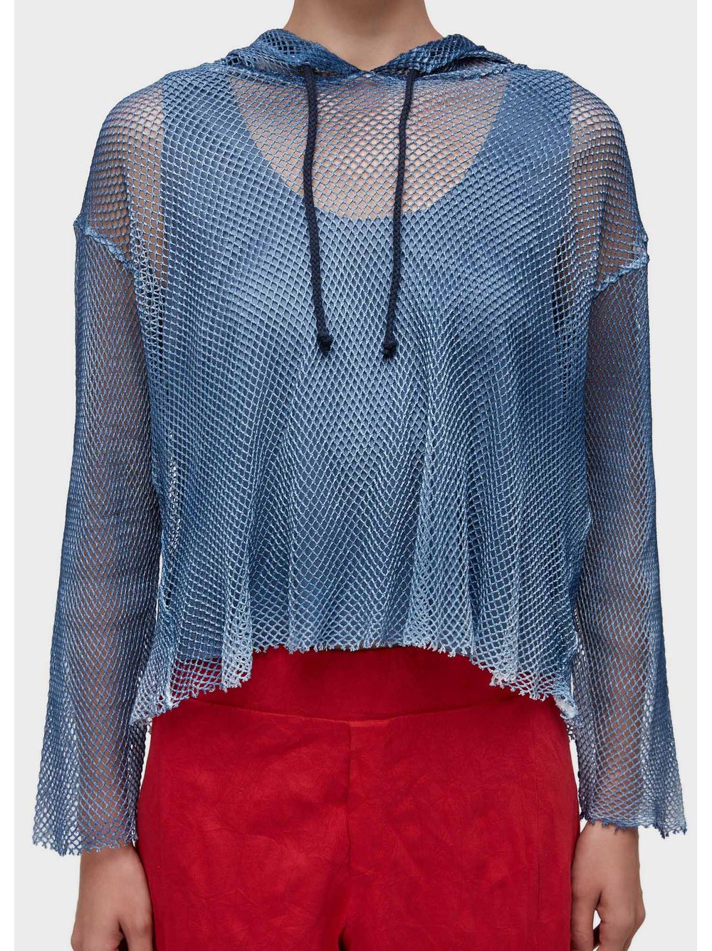 Osklen — Long-sleeved degradé mesh shirt