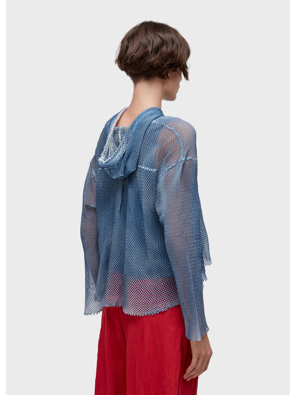 Osklen — Long-sleeved degradé mesh shirt