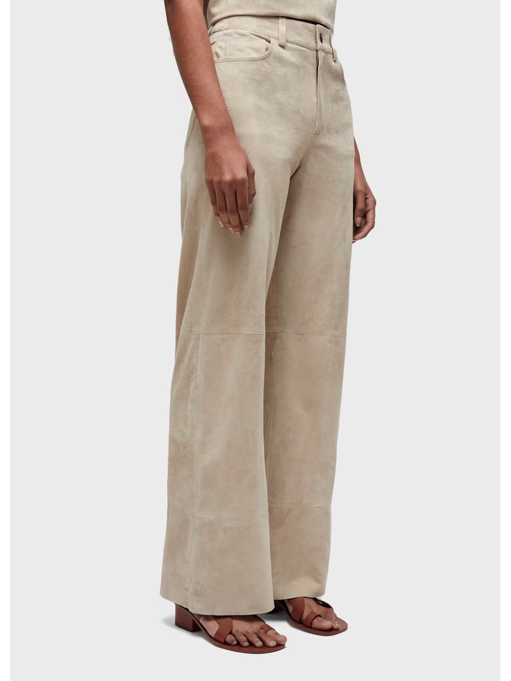 Osklen — Five pockets suede pants