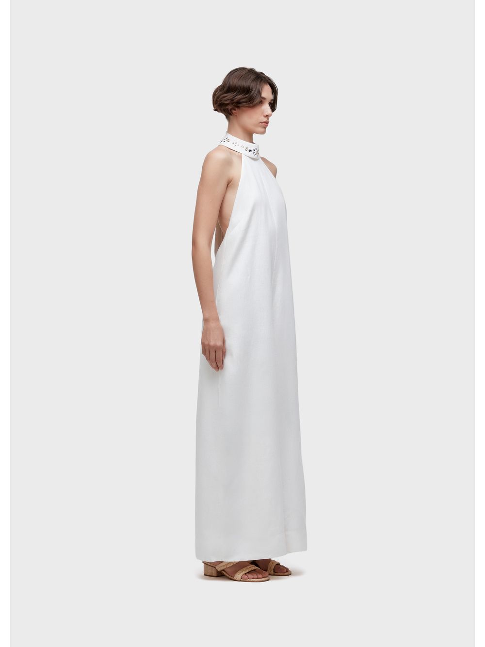 Osklen — Raglan jumpsuit with crystal collar