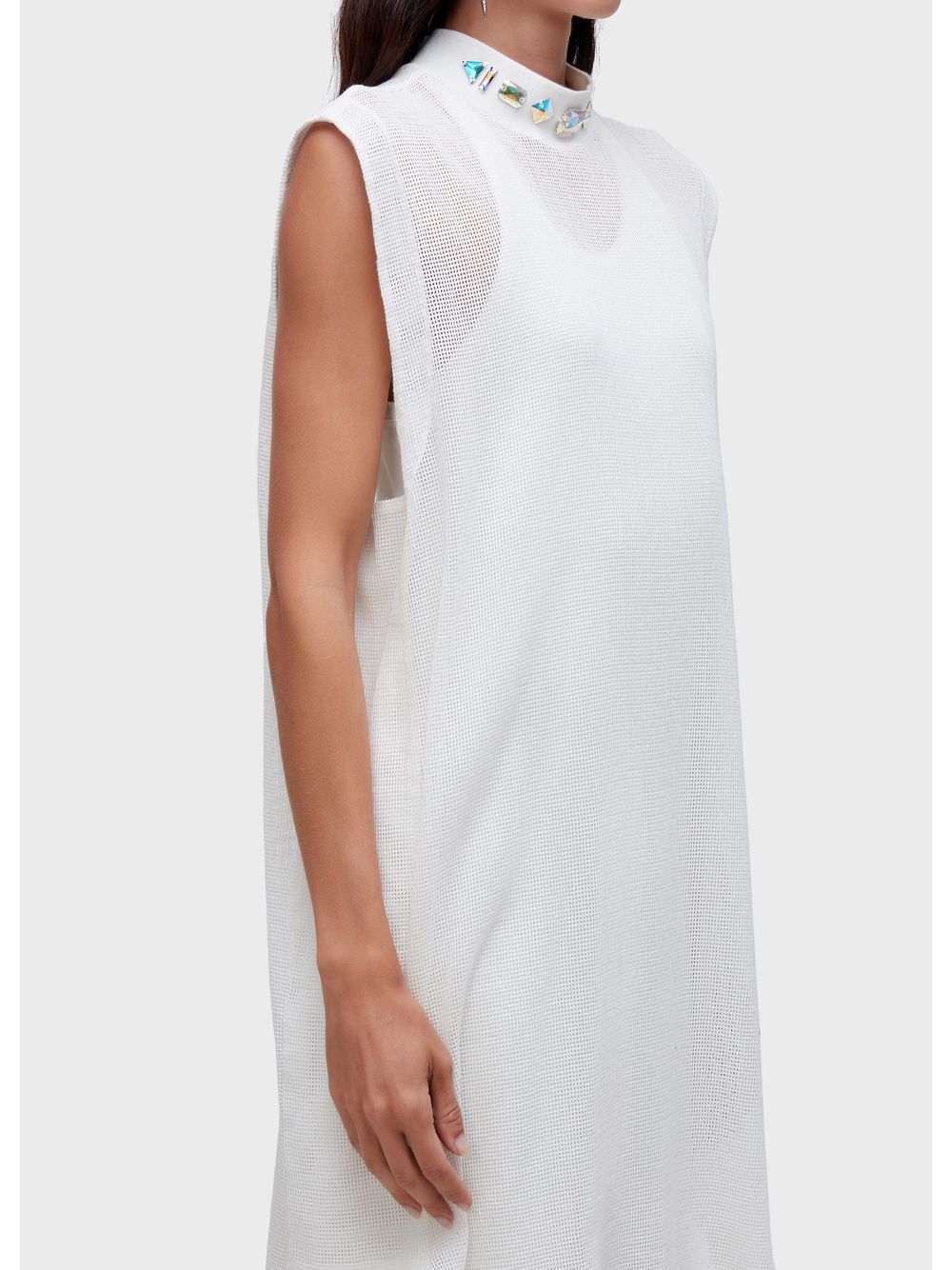 Osklen — Stones mesh dress
