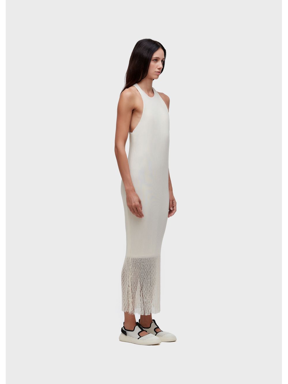 Osklen — Racerback pleated dress