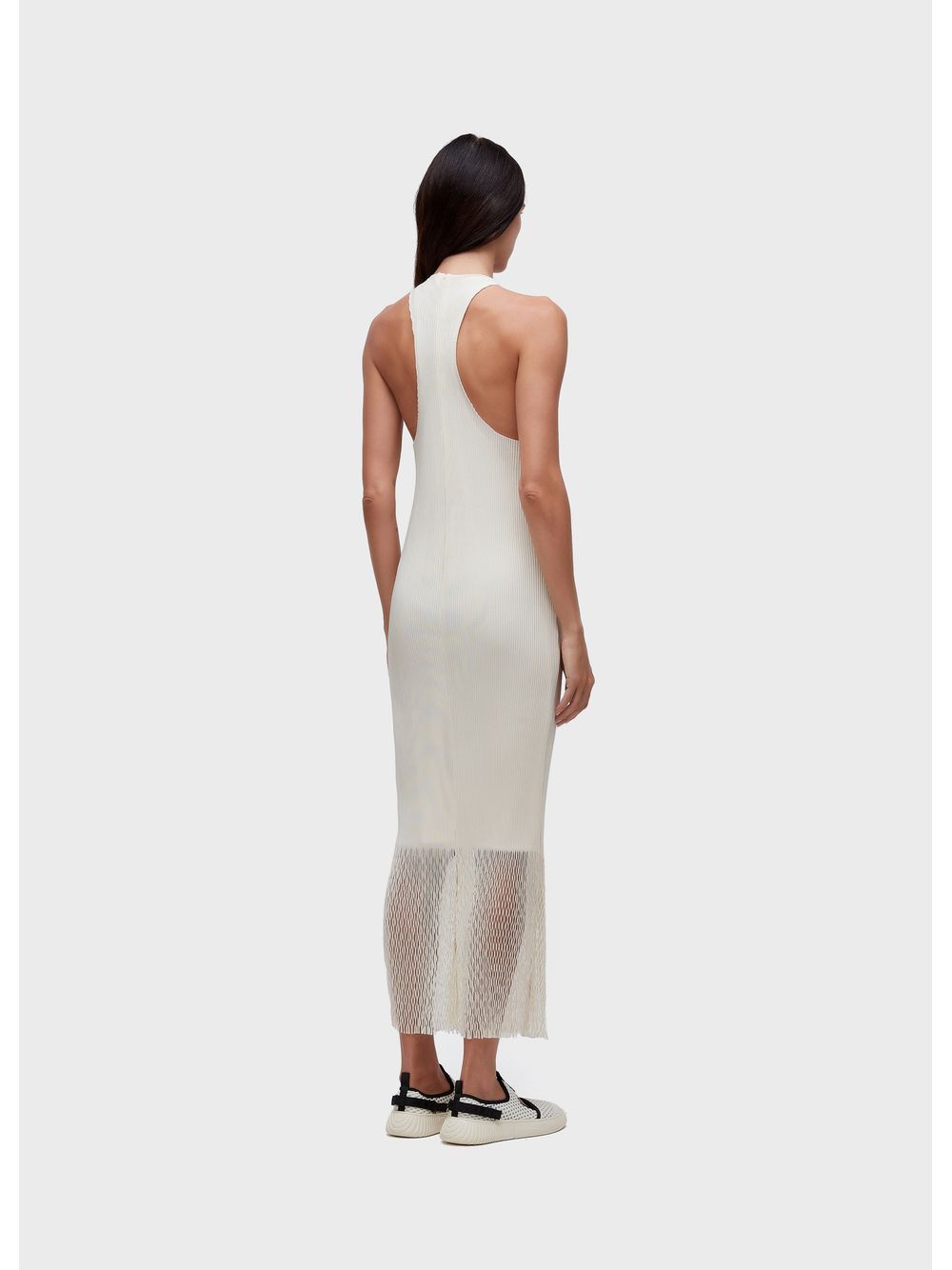 Osklen — Racerback pleated dress