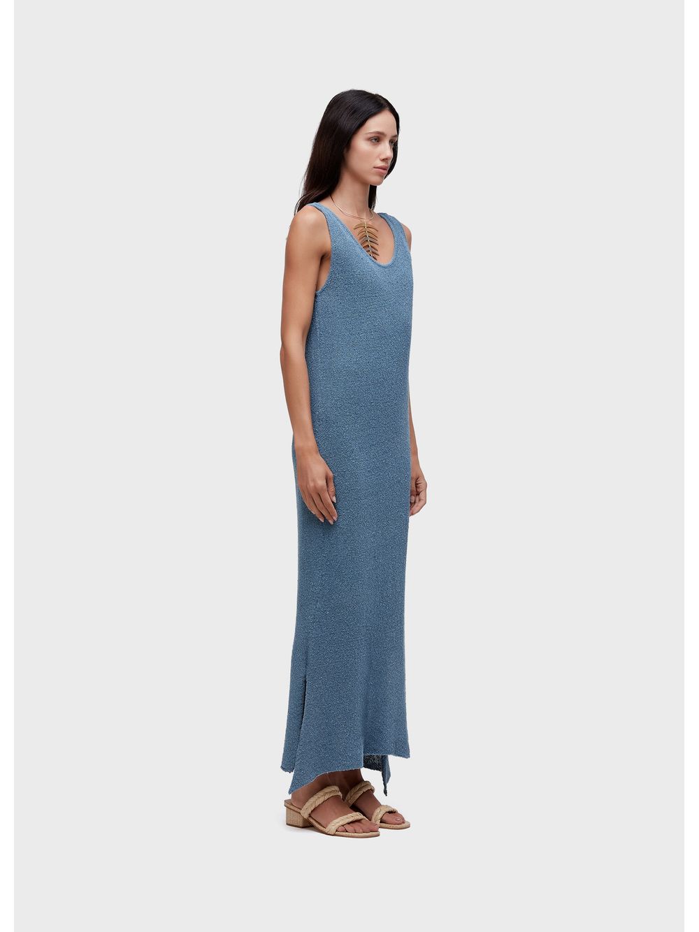 Osklen — Racerback net knit dress