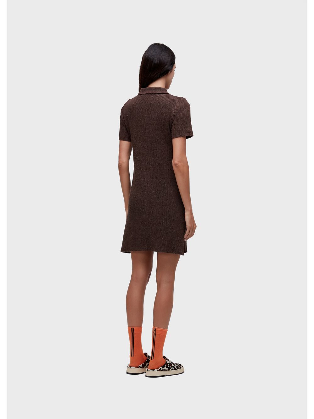 Osklen — Knit striped polo dress