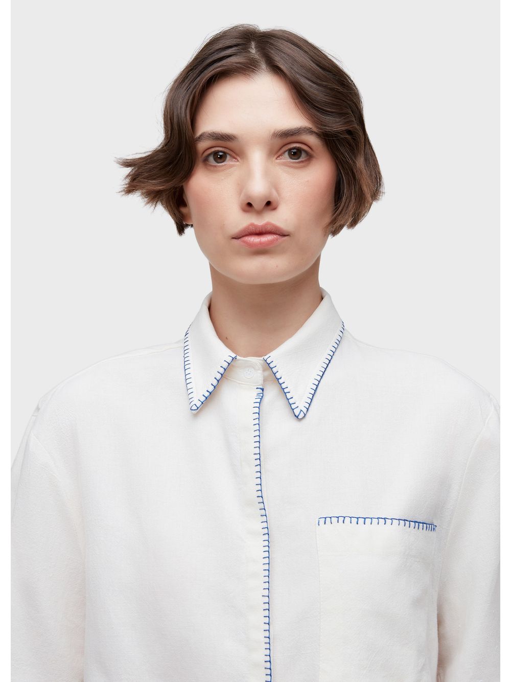 Osklen — Embroidered knot-shirt