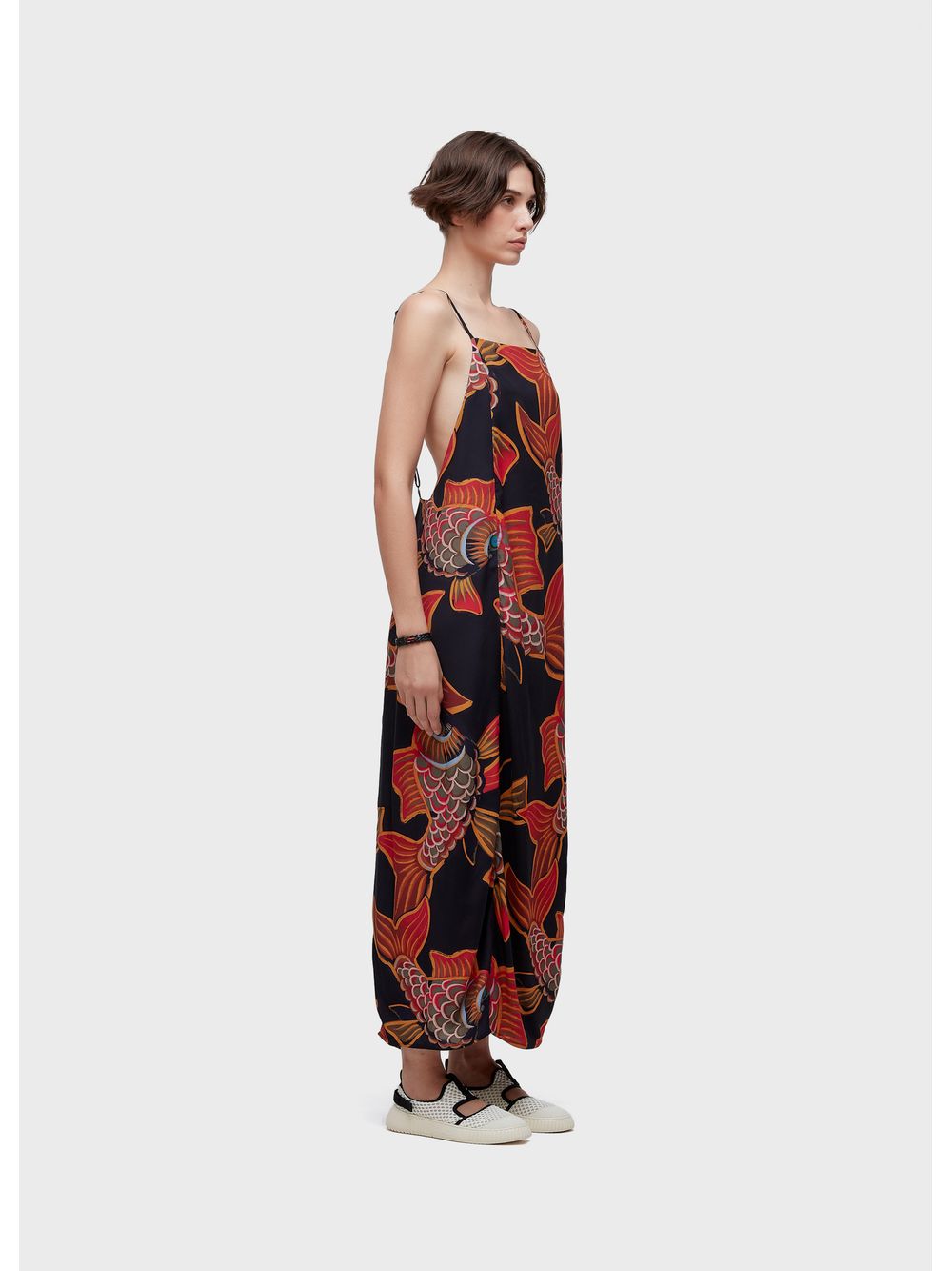 Osklen — Balloon deep fish dress