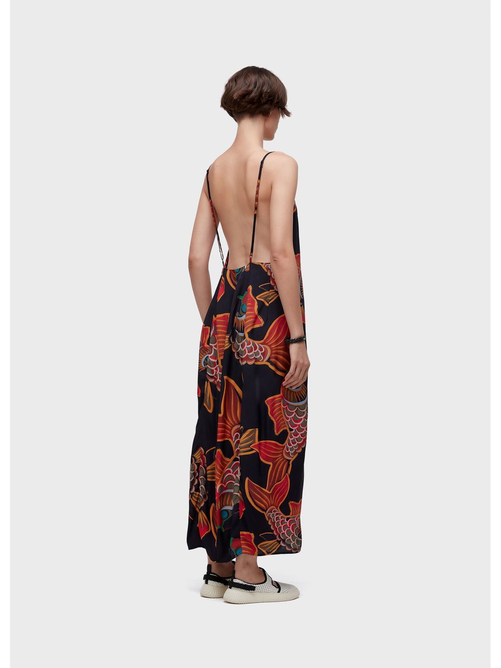 Osklen — Balloon deep fish dress