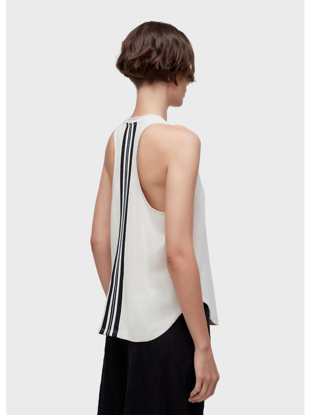 Osklen — Jute mixed fabrics tank top
