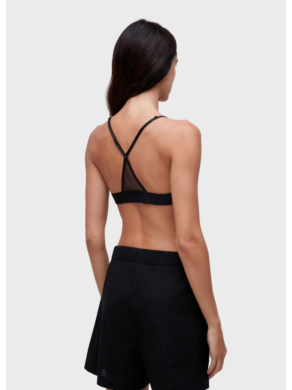 Osklen — Racerback under tulle top