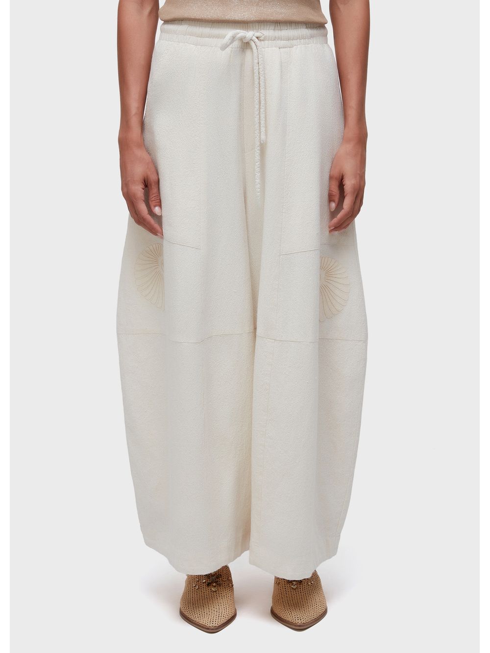 Osklen — Embroidered shell pants
