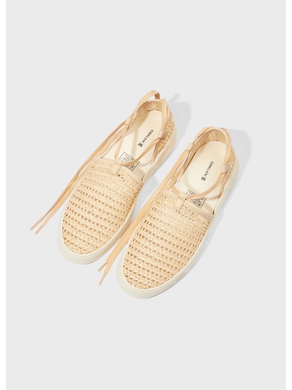 Osklen — Soho raffia mesh sandals