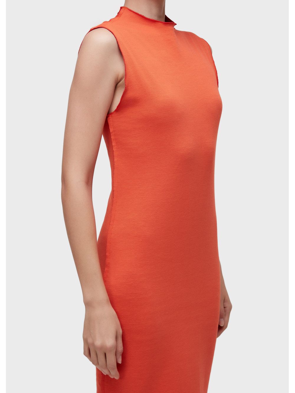Osklen — Double-face rug racerback dress