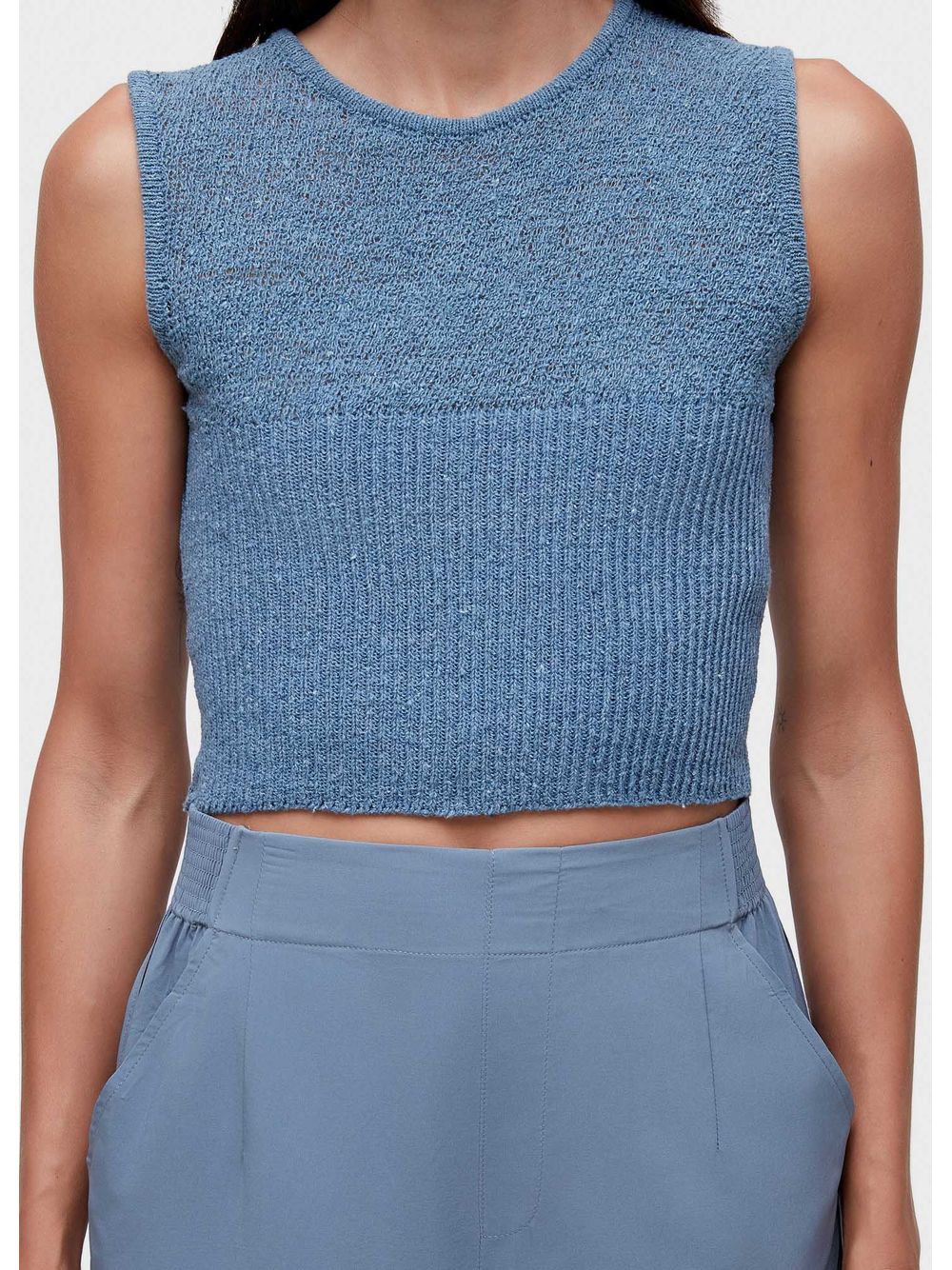 Osklen — Cropped fit knitted tank top