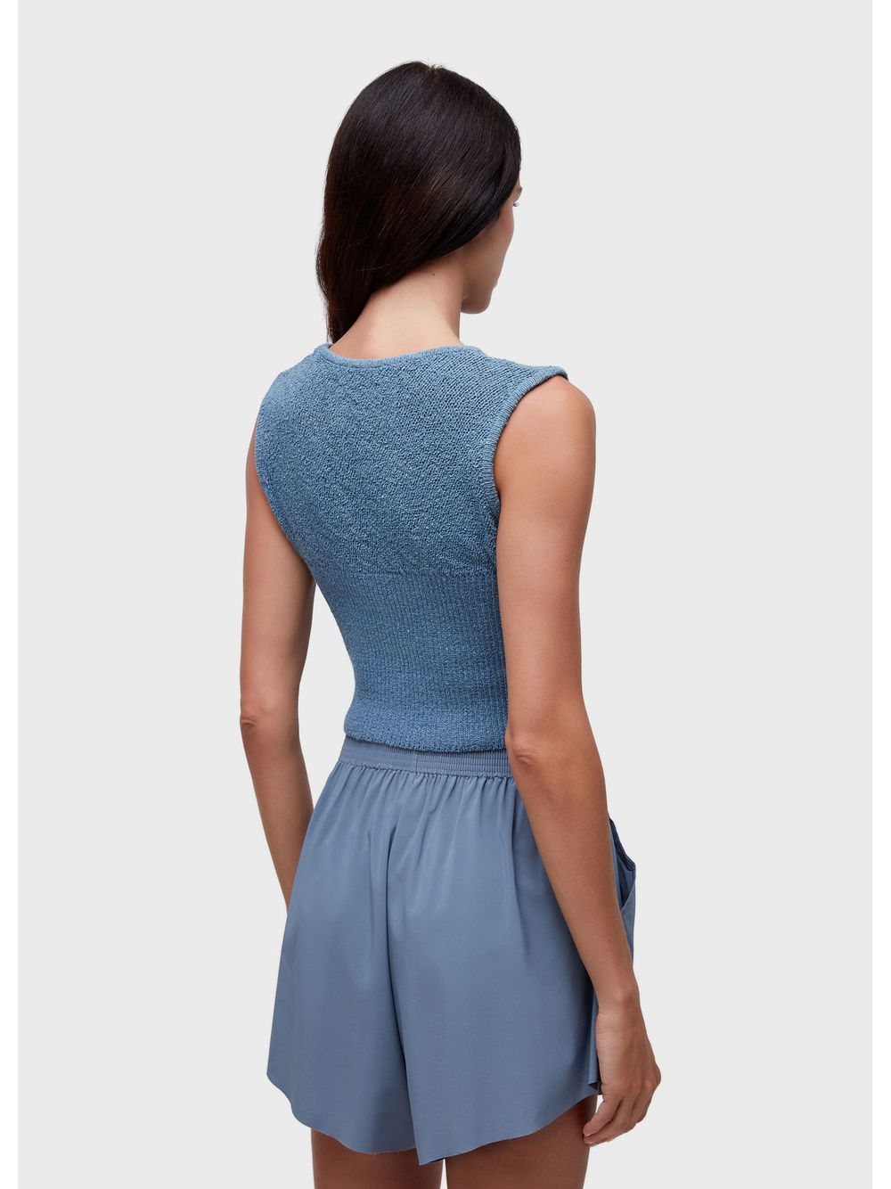 Osklen — Cropped fit knitted tank top