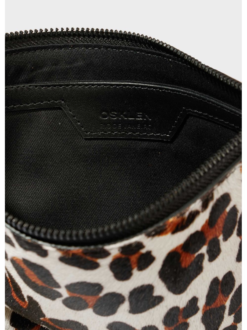 Osklen — Leopard fur pouch bag
