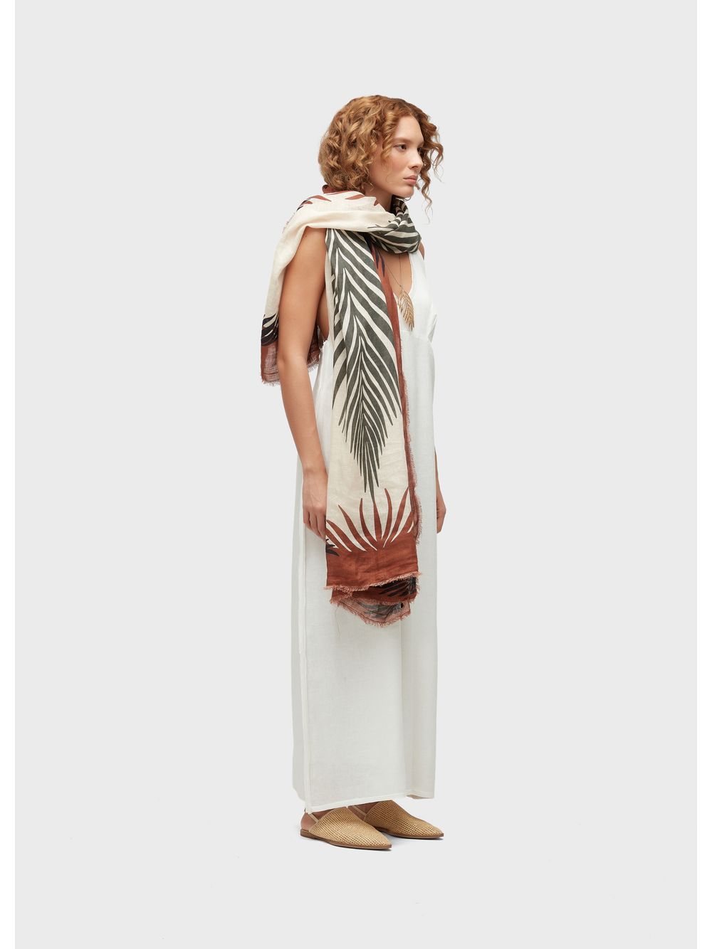 Osklen — Frayed linen jumpsuit