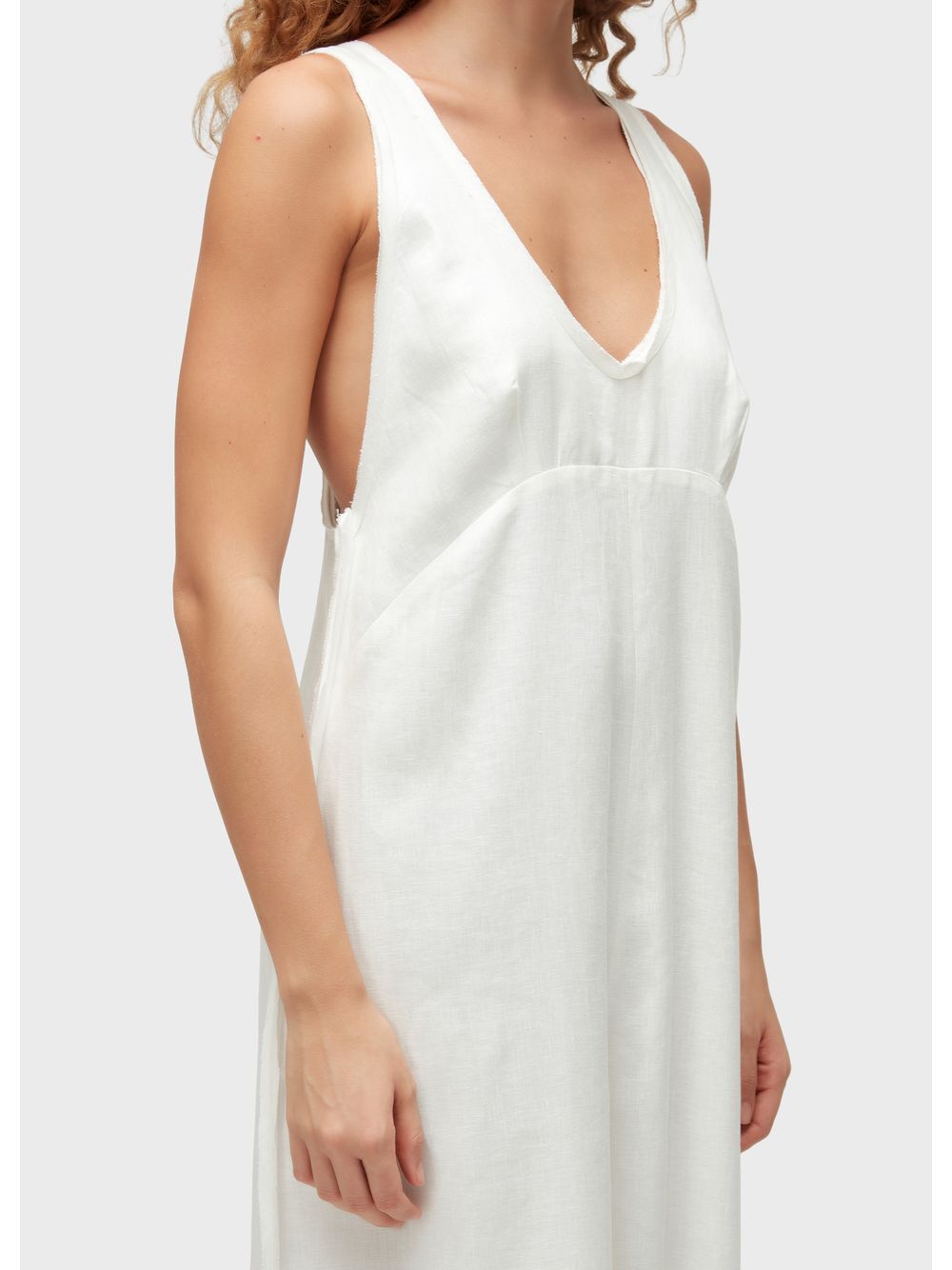 Osklen — Frayed linen jumpsuit