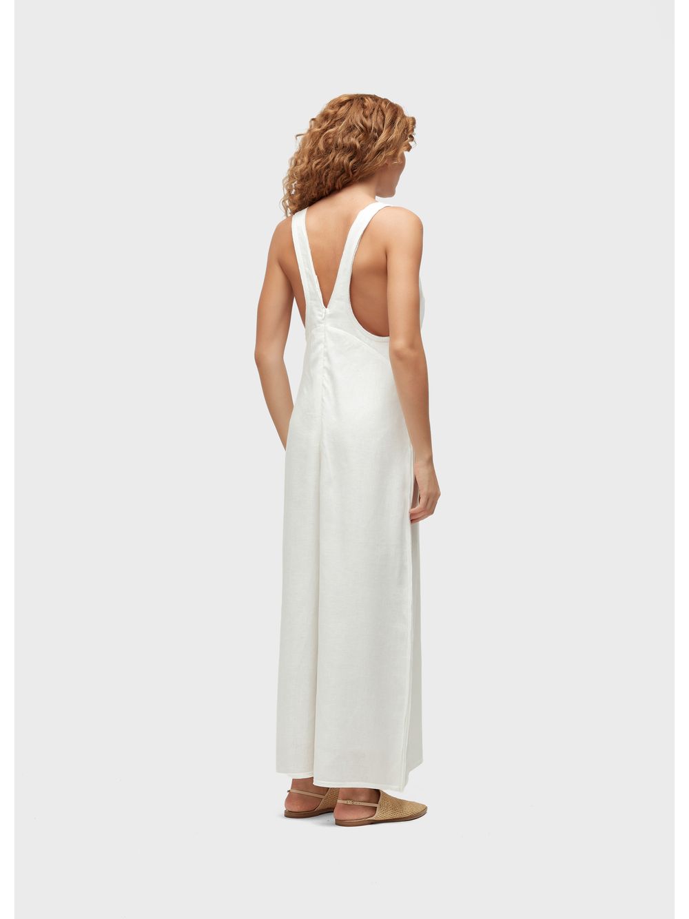 Osklen — Frayed linen jumpsuit
