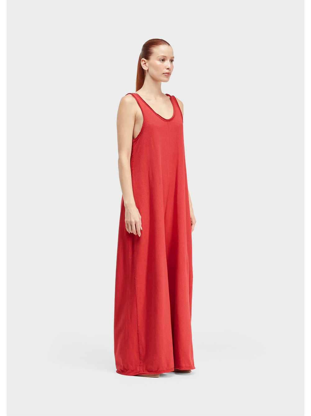 Osklen — Raw-edge jumpsuit with rustic neckline